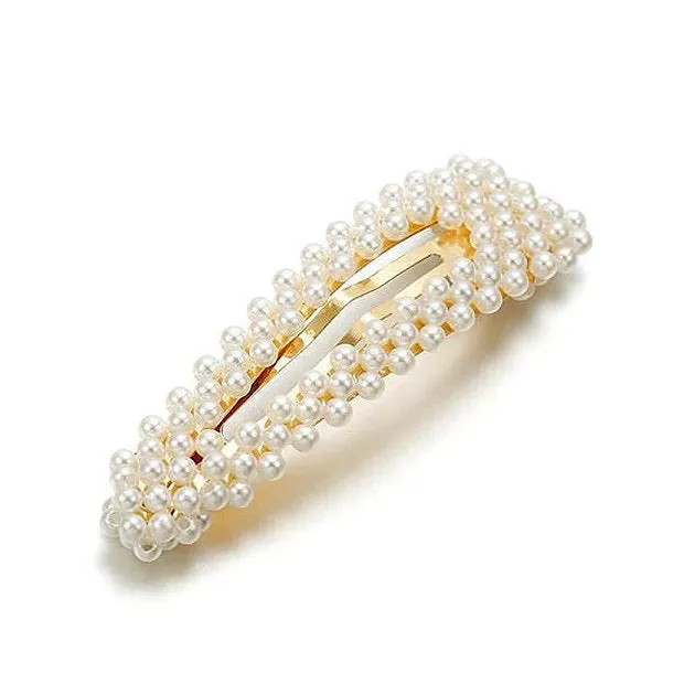 Large Pearl Snap Hair Clips sold by Streetwear Society