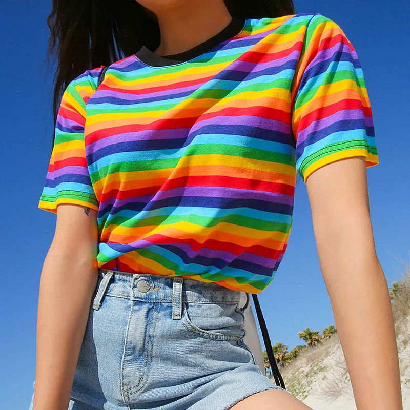 Rainbow Tee sold by Streetwear Society