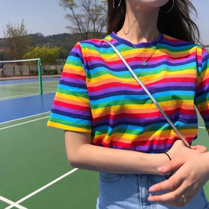 Rainbow Tee sold by Streetwear Society product image thumbnail 2