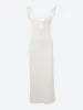 Lace Backless Plunge Neck Maxi Dress sold by Streetwear Society