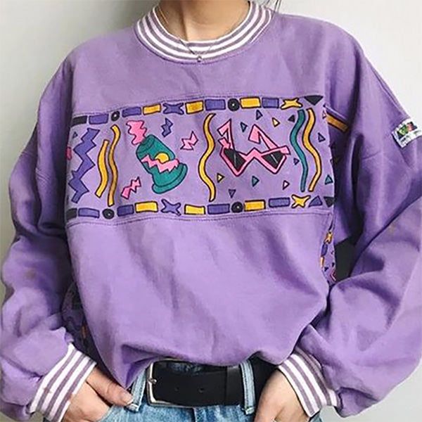 90's Kids Lavender Sweatshirt sold by Streetwear Society product image thumbnail 2