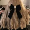 Coquette Aesthetic Velvet Hair Bow sold by Streetwear Society