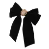 Coquette Aesthetic Velvet Hair Bow sold by Streetwear Society