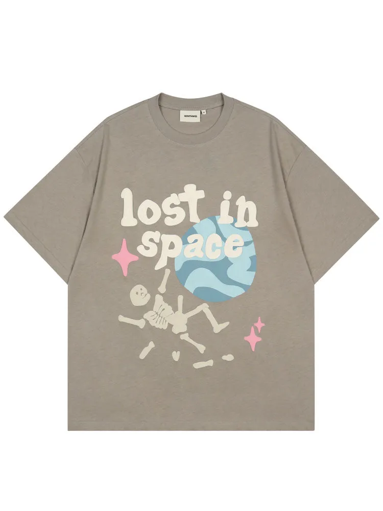 Lost in Space' Graphic Print Cotton T-Shirt sold by Streetwear Society product image thumbnail 2