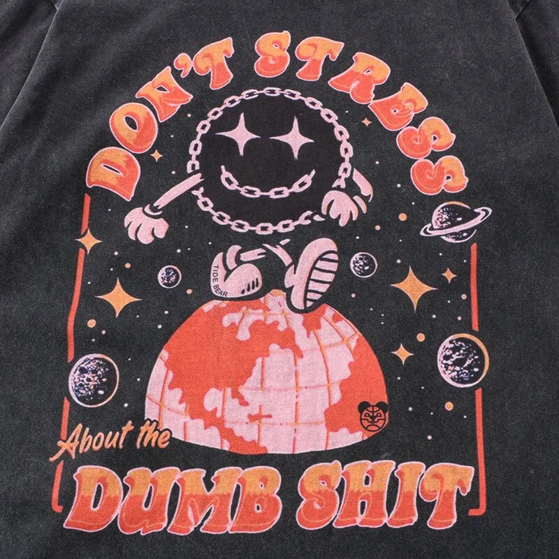 Don't stress' T-shirt sold by Streetwear Society product image thumbnail 2