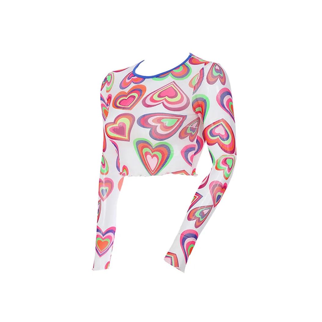 Love Bites Mesh Top sold by Streetwear Society