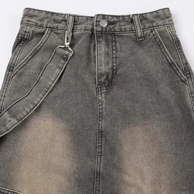 Y2K Side Strap Cargo Maxi Skirt sold by Streetwear Society product image thumbnail 5