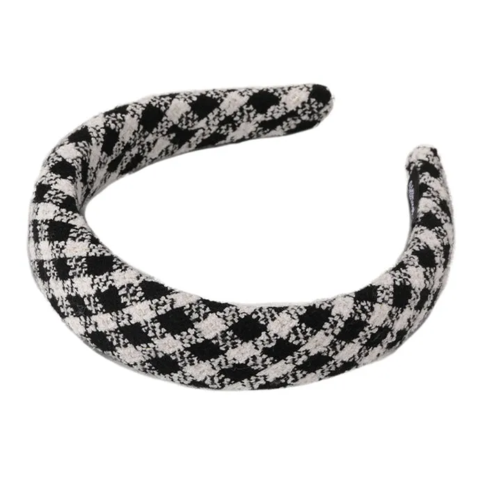 Preppy Plaid Tweed Headband sold by Streetwear Society product image thumbnail 5