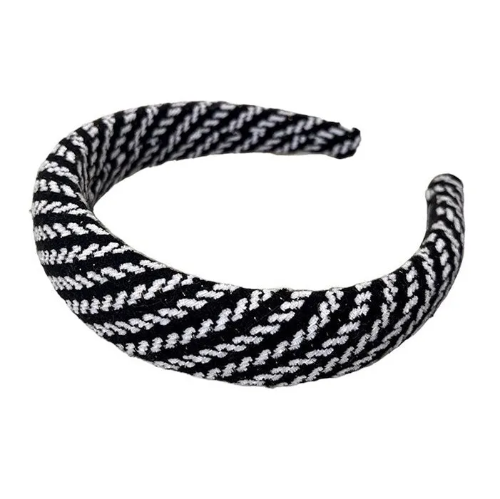 Preppy Plaid Tweed Headband sold by Streetwear Society product image thumbnail 4