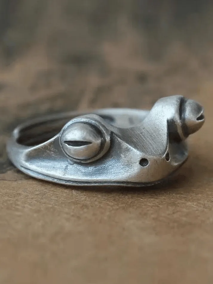 Vintage frog design cuff ring sold by Streetwear Society product image thumbnail 5