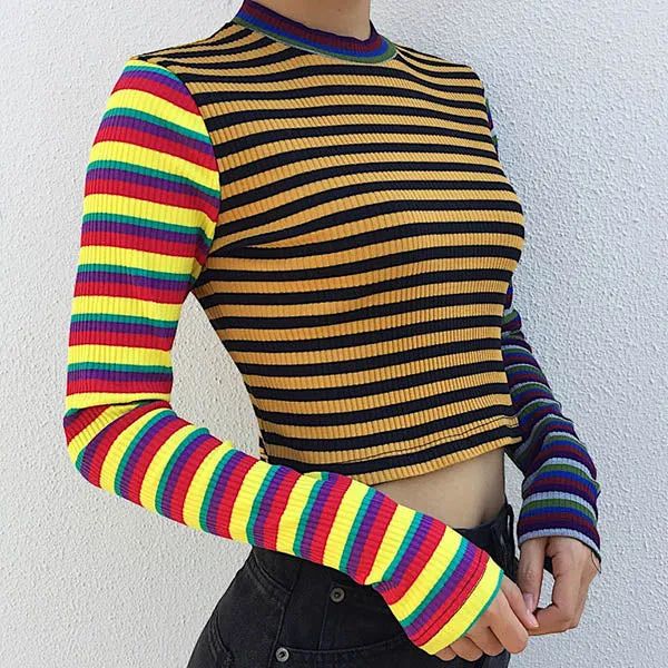 Ribbed Crop Knit sold by Streetwear Society product image thumbnail 4