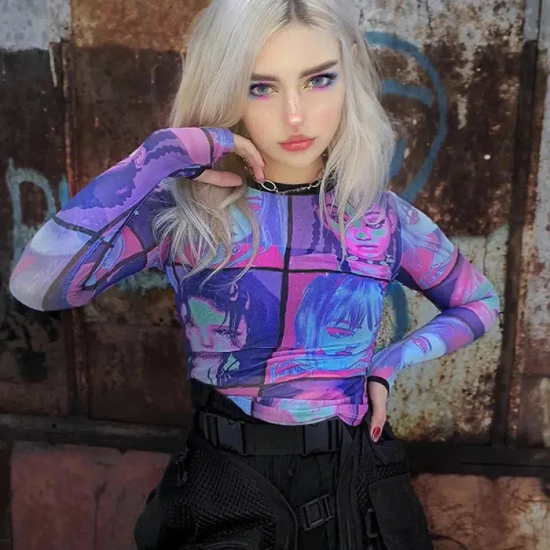 Punk Girls Mesh Top sold by Streetwear Society