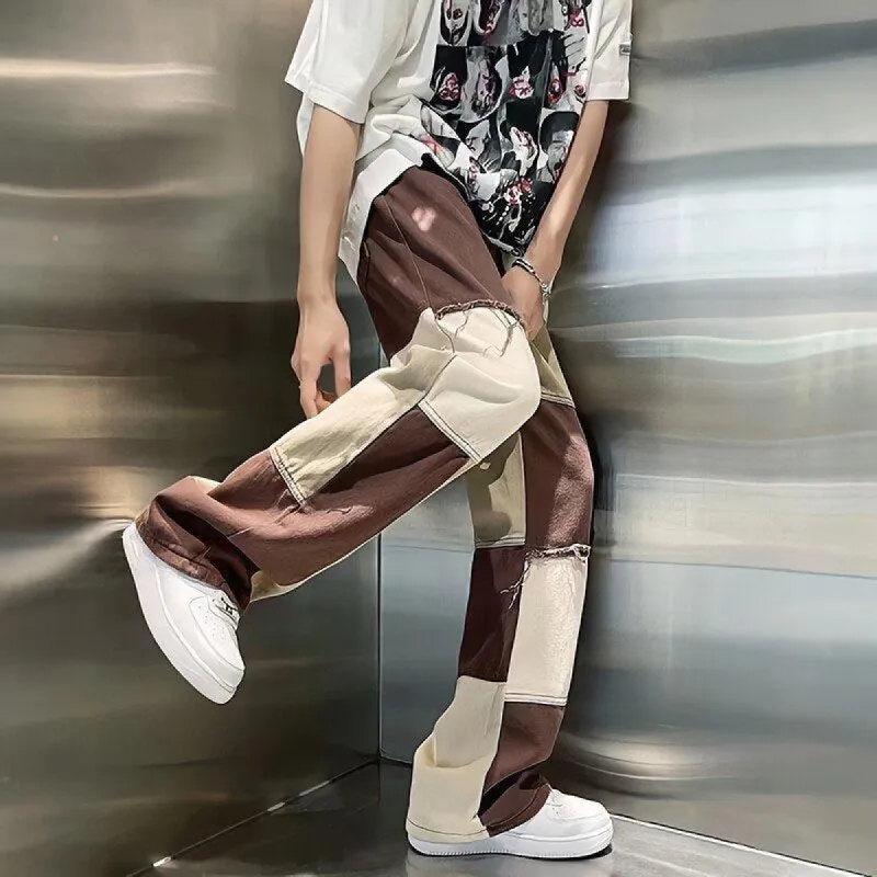 Y2K Patchwork Pants sold by Streetwear Society