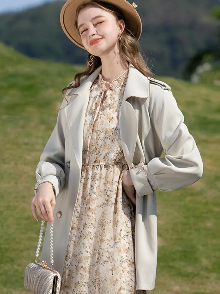 Cottagecore Lace Detailed Floral Midi Dress sold by Streetwear Society product image thumbnail 5