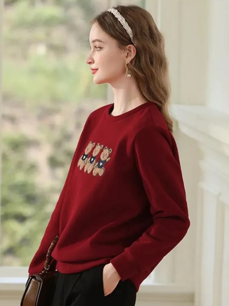 Teddy Bears Embroidered Sweatshirt sold by Streetwear Society product image thumbnail 2