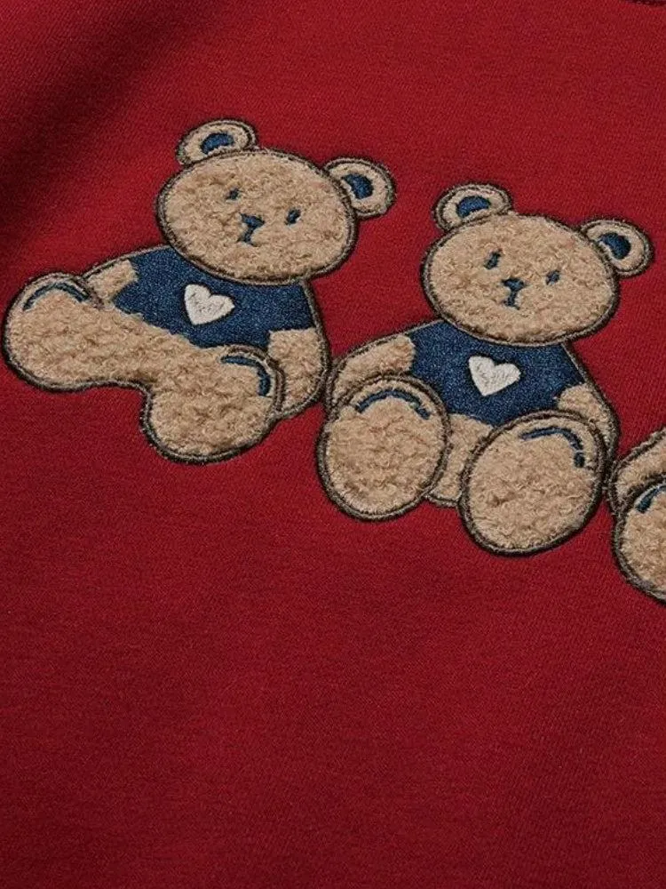 Teddy Bears Embroidered Sweatshirt sold by Streetwear Society product image thumbnail 4