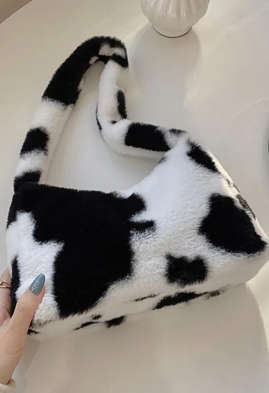 Plush shoulder bag sold by Streetwear Society