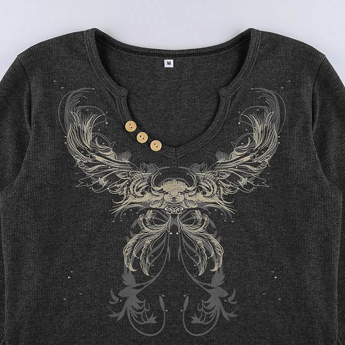 Fairy Grunge Aesthetic Crop Top sold by Streetwear Society product image thumbnail 3