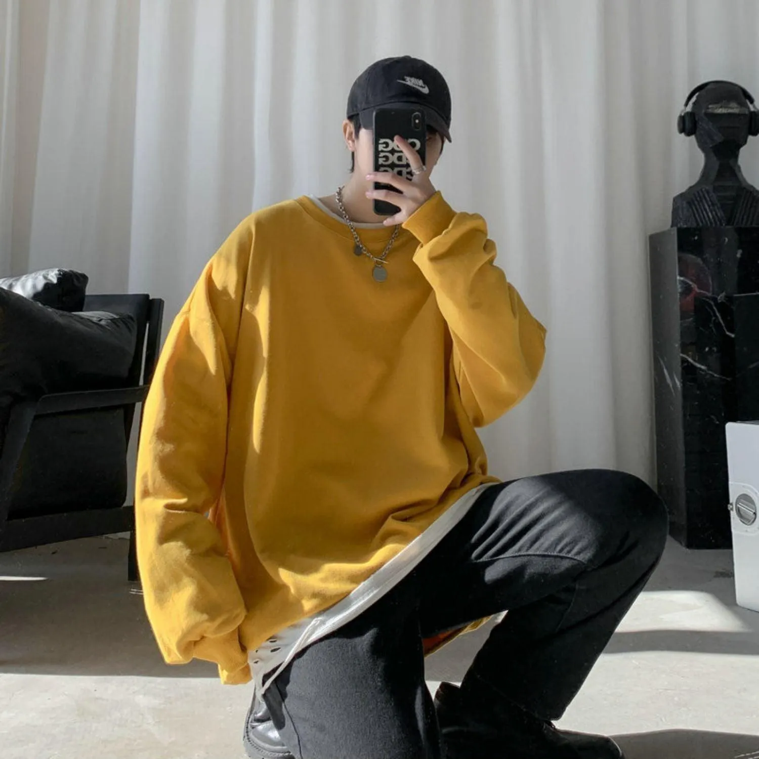 Soft Boy Basic Oversized Sweatshirt sold by Streetwear Society