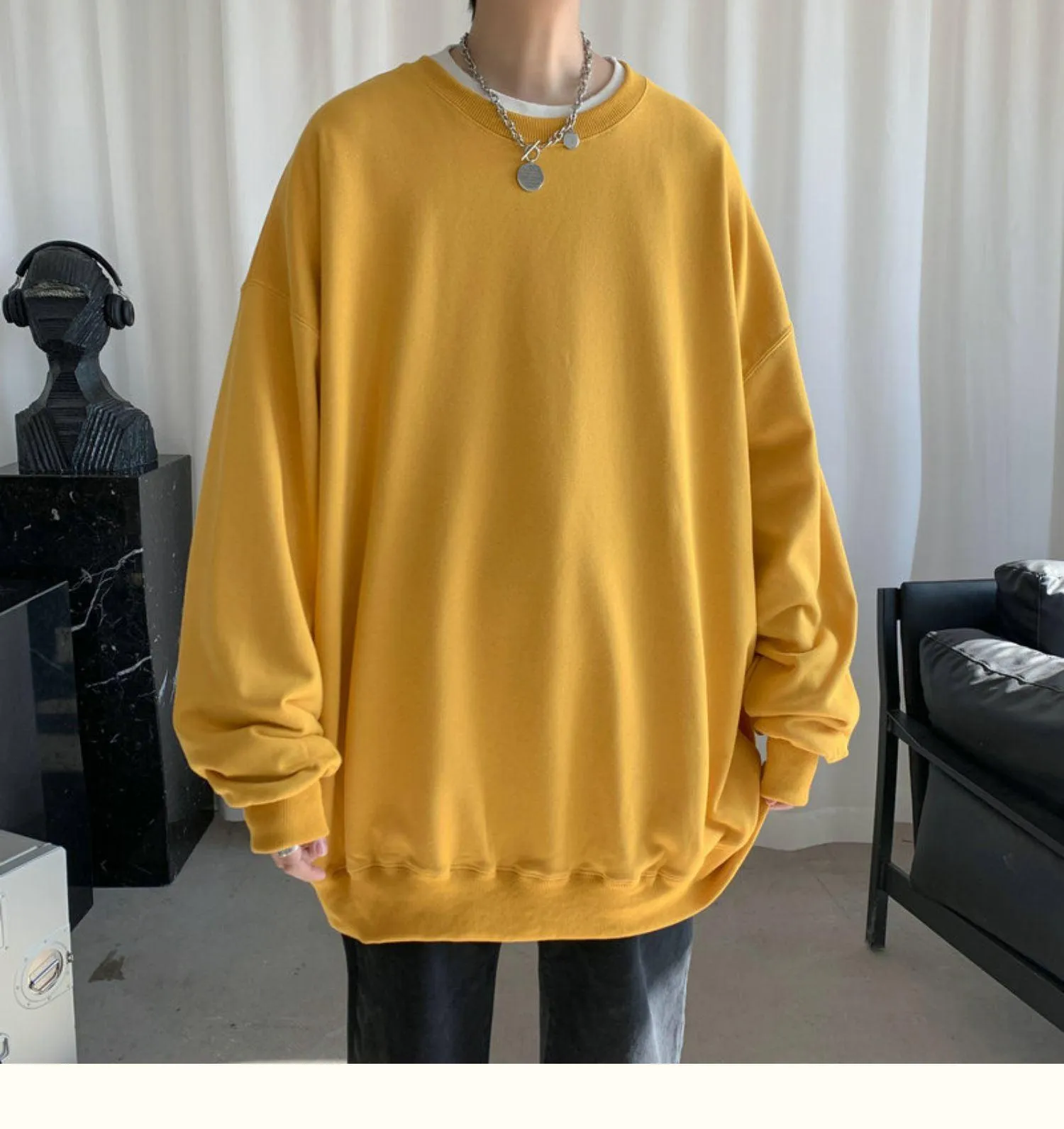 Soft Boy Basic Oversized Sweatshirt sold by Streetwear Society product image thumbnail 2