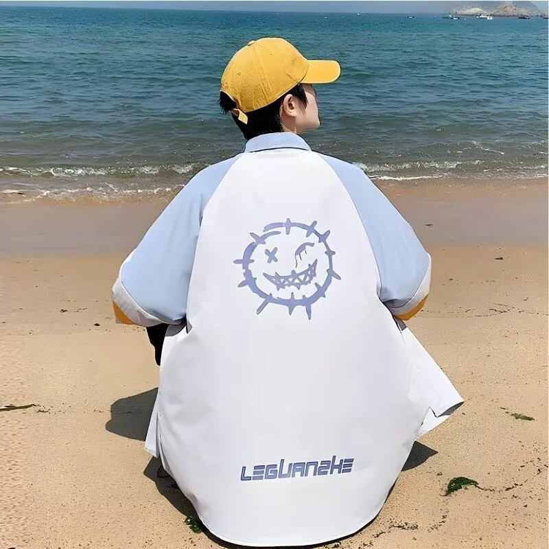 Soft Boy Smiley Pastel Shirt sold by Streetwear Society product image thumbnail 5