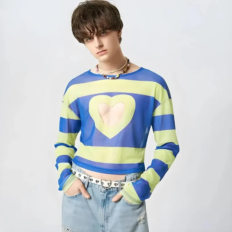 Soft Boy Heart Cut Out Crop Top sold by Streetwear Society product image thumbnail 5