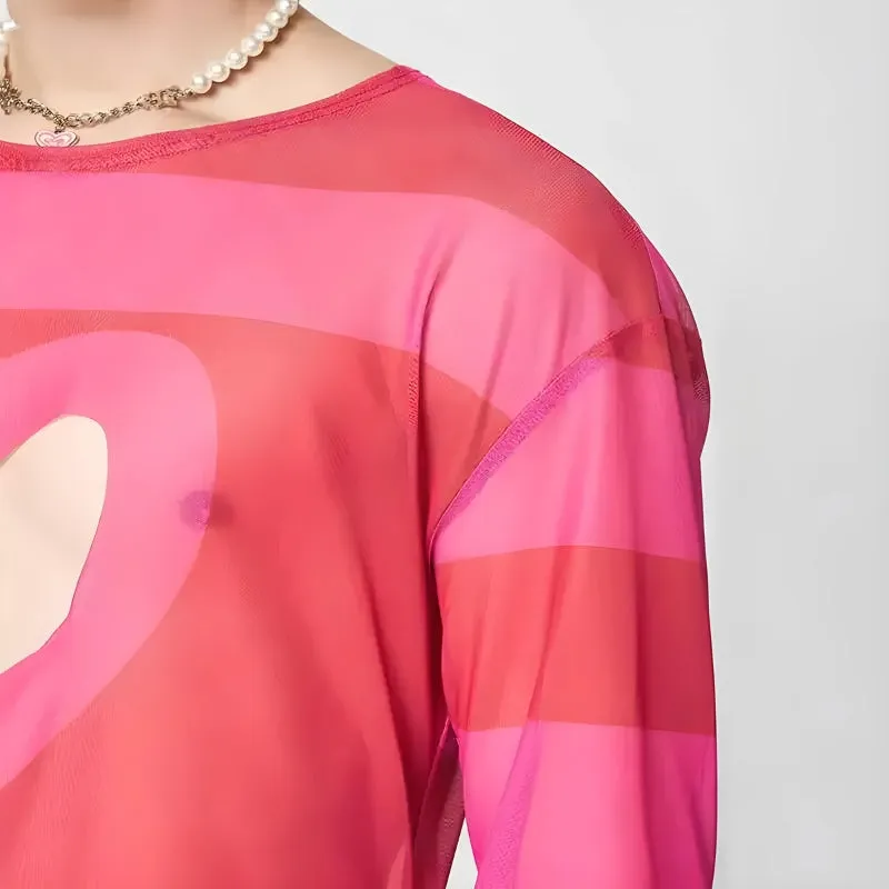 Soft Boy Heart Cut Out Crop Top sold by Streetwear Society product image thumbnail 4