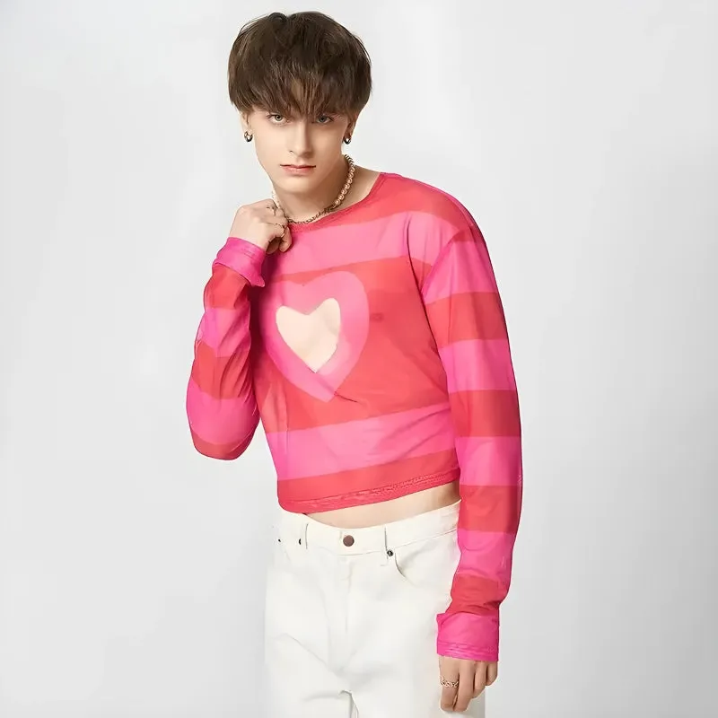 Soft Boy Heart Cut Out Crop Top sold by Streetwear Society product image thumbnail 2