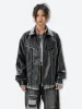 Grunge Faux Leather Jacket sold by Streetwear Society