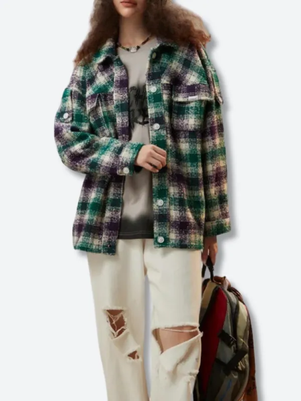 Flannel Shirt Jacket sold by Streetwear Society