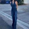 Nostalgic Games Denim Jumpsuit sold by Streetwear Society