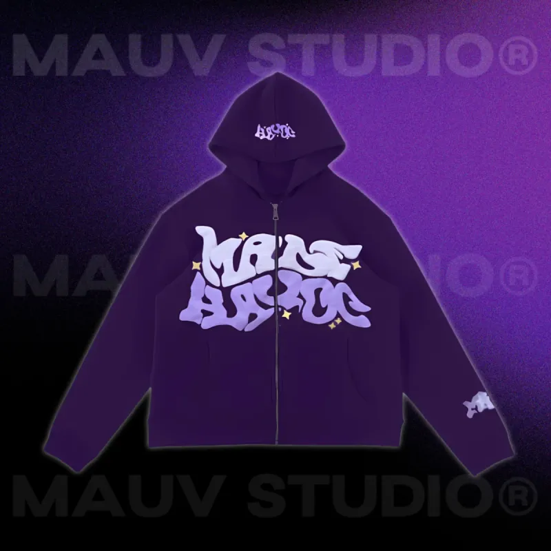 Y2K 'Made Hayoc' Zip-Up Hoodie sold by Streetwear Society