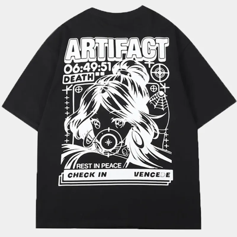Anime Artifact Girl' T Shirt sold by Streetwear Society