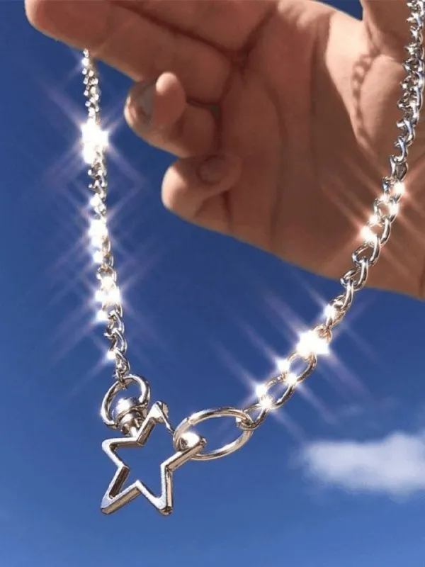 Star Charm Chain Necklace sold by Streetwear Society