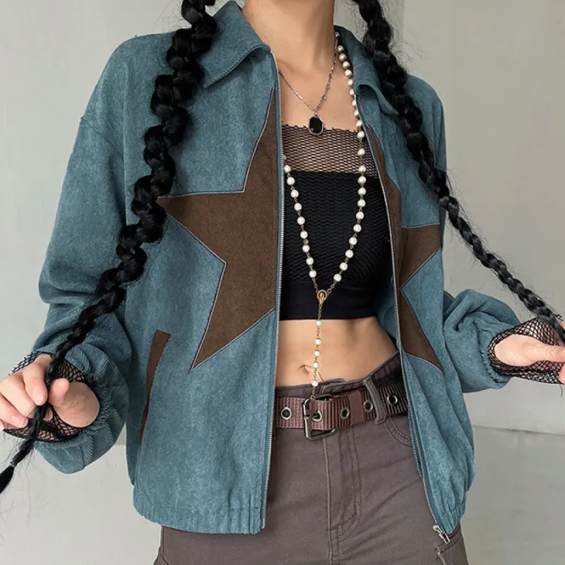Star Corduroy Jacket sold by Streetwear Society