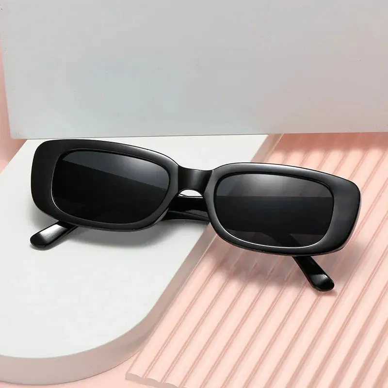 Retro Rectangle Sunglasses sold by Streetwear Society product image thumbnail 3