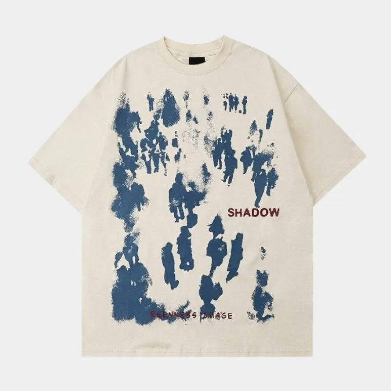 Shadow crowd' T shirt sold by Streetwear Society