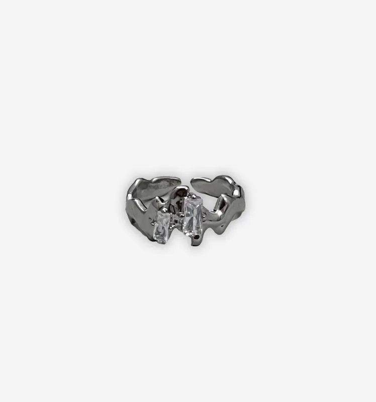 Dual Stone Ring sold by Streetwear Society