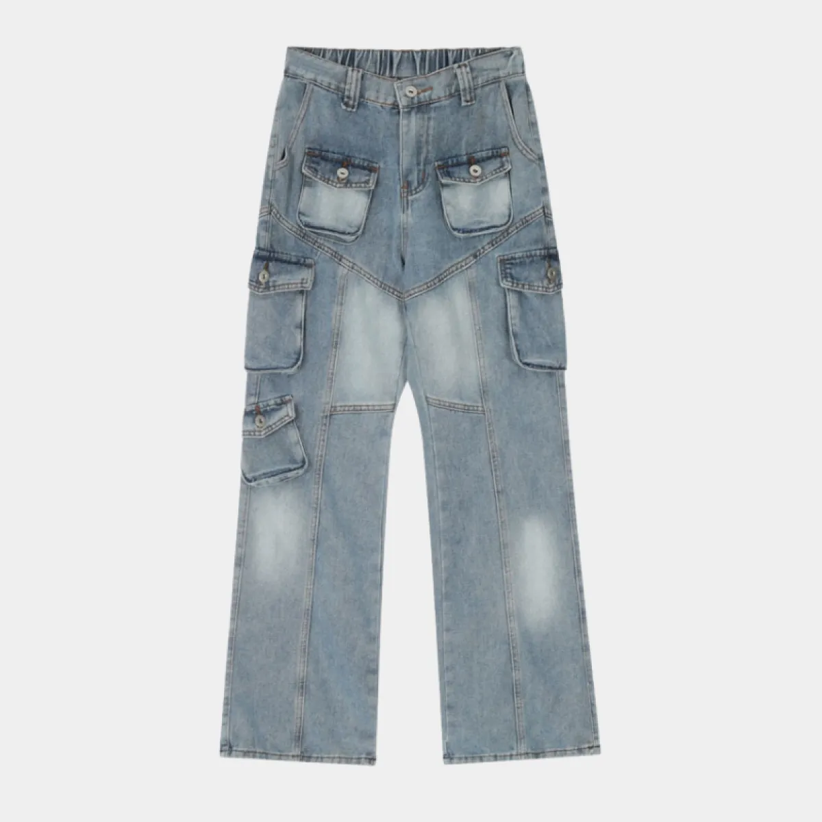 ★TRILLION★ Washed Stitch Denim Pants INDIGO TRSDPT01IDG True Indigo Boys' Thick Stitch Jeans - Walmart.com