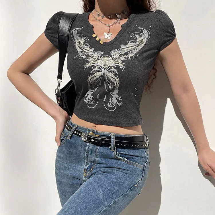 Grunge Aesthetic Crop Top sold by Streetwear Society product image thumbnail 2