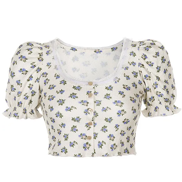 Foral Sin Ribbed Top sold by Streetwear Society product image thumbnail 5