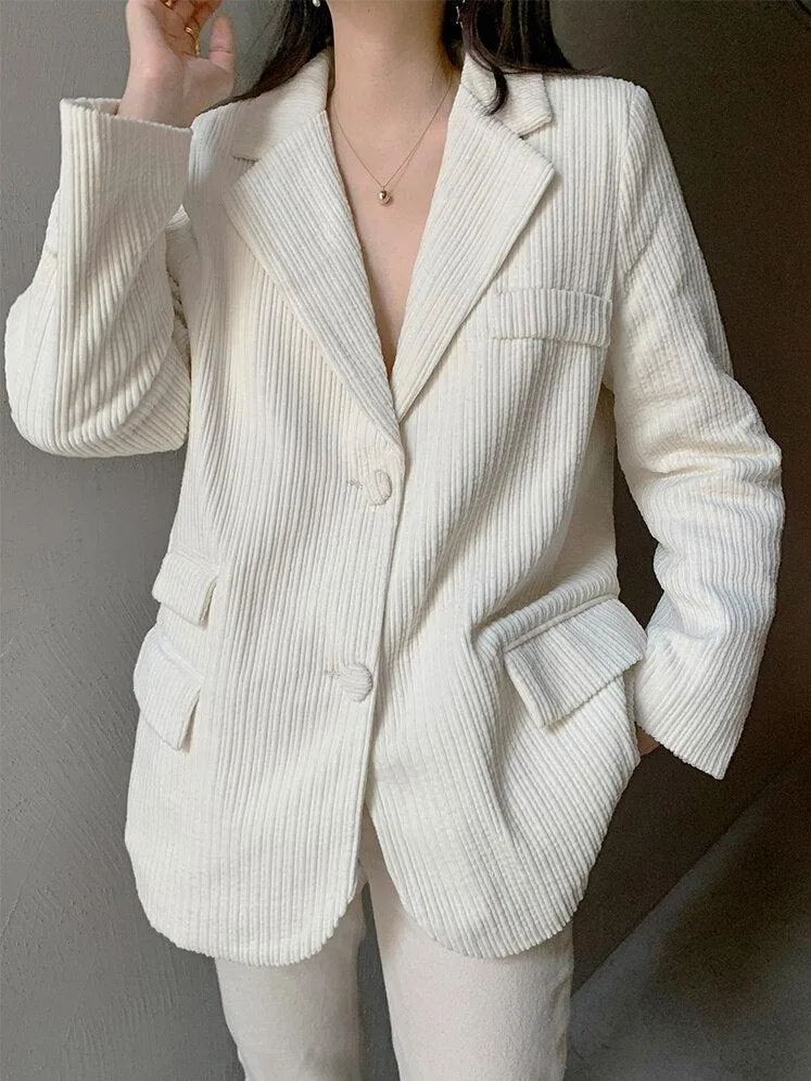 Light Academia Corduroy Blazer sold by Streetwear Society product image thumbnail 5