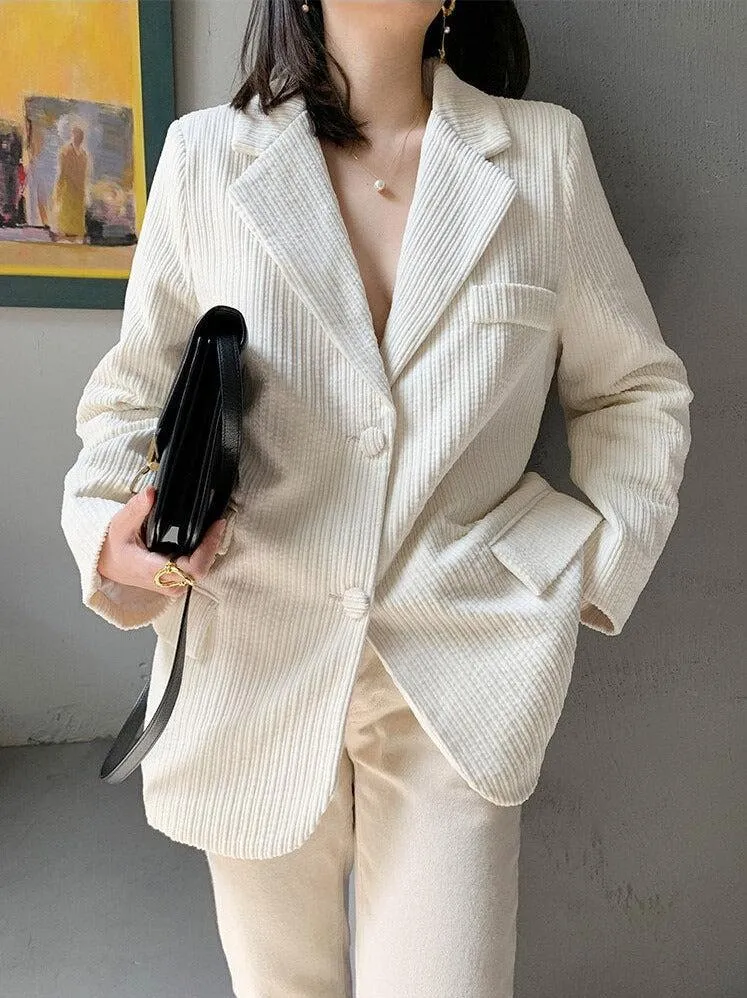 Light Academia Corduroy Blazer sold by Streetwear Society product image thumbnail 4