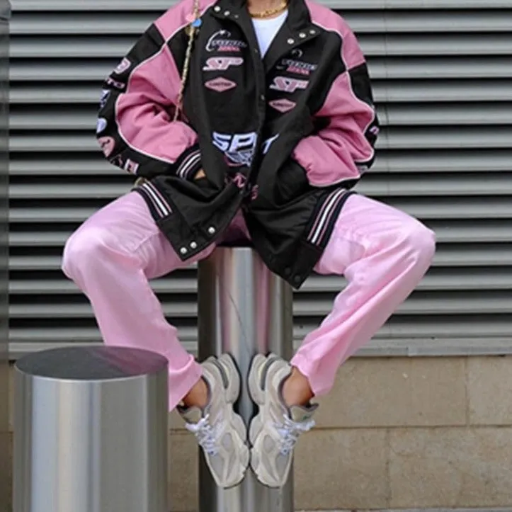 2000ARCHIVES★韓国★人気★ UNISEX ARC RACING JACKET 男女兼用 Racing Jacket Women's | Parallel