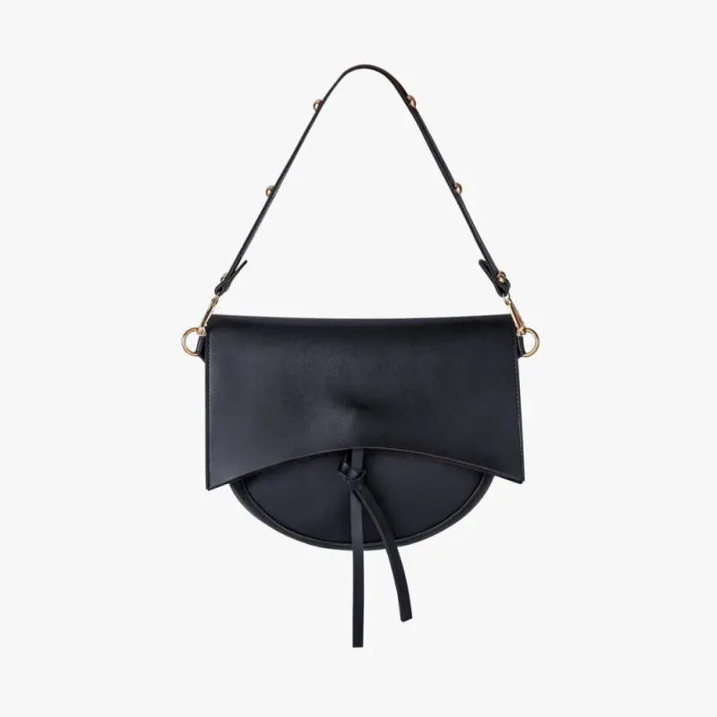 Lunara | Half-moon Bag with Tied Flap sold by Streetwear Society
