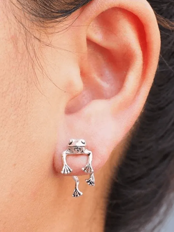 Frog Earrings sold by Streetwear Society
