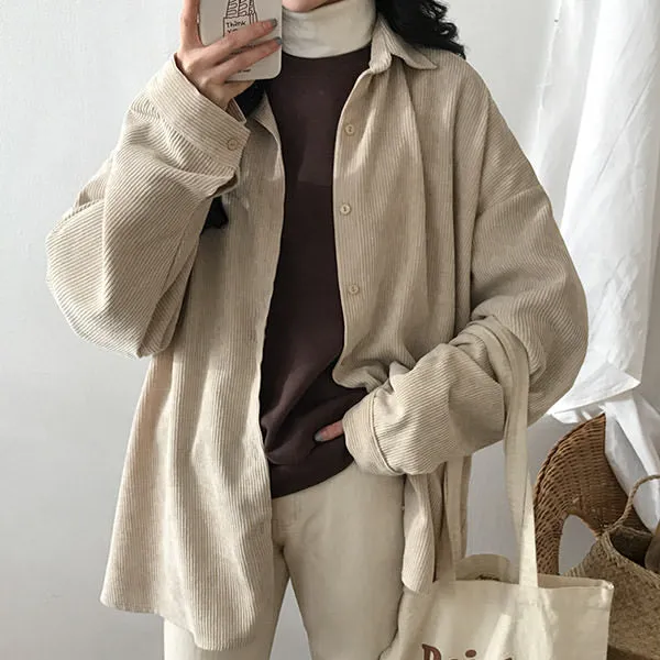 Cozy Up Cord Shirt sold by Streetwear Society product image thumbnail 2