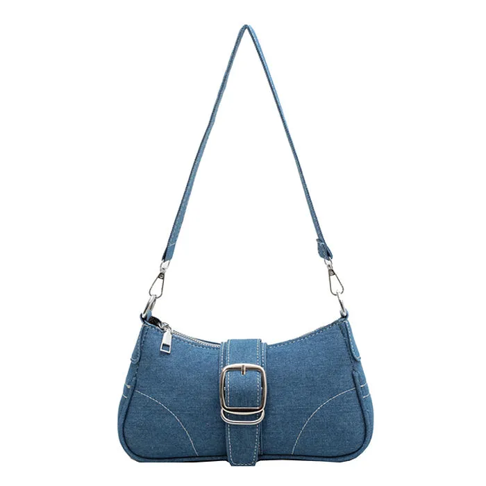 Y2K Denim Shoulder Bag sold by Streetwear Society