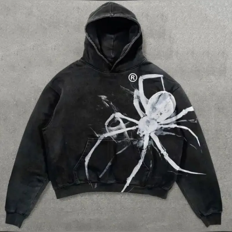 Y2K Spider Hoodie sold by Streetwear Society
