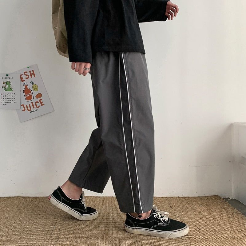 Solid Color Drawstring Sweatpants Pants sold by Streetwear Society product image thumbnail 4